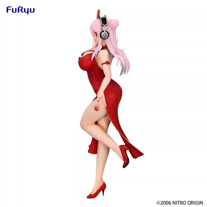 In Stock Original FURYU SUPERSONICO PVC 21cm Anime Character Model Collection Dolls Desktop Decoration Toys Gifts