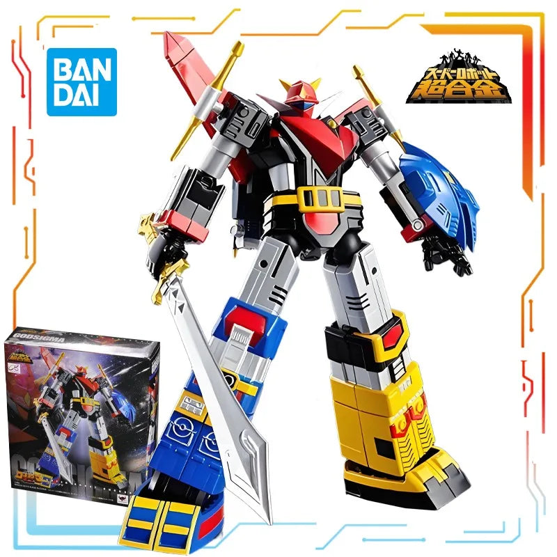 Bandai Original Super Robot Superalloy Mech Products Holy Sigma Anime Action Figure Model Toys Model Ornaments Gifts for Boys