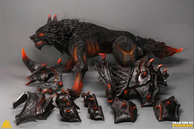 In Stock Fish Toys HY-032 Glory Wolf Special Edition Lava Action Figure Collectible Model Toy For Collectors
