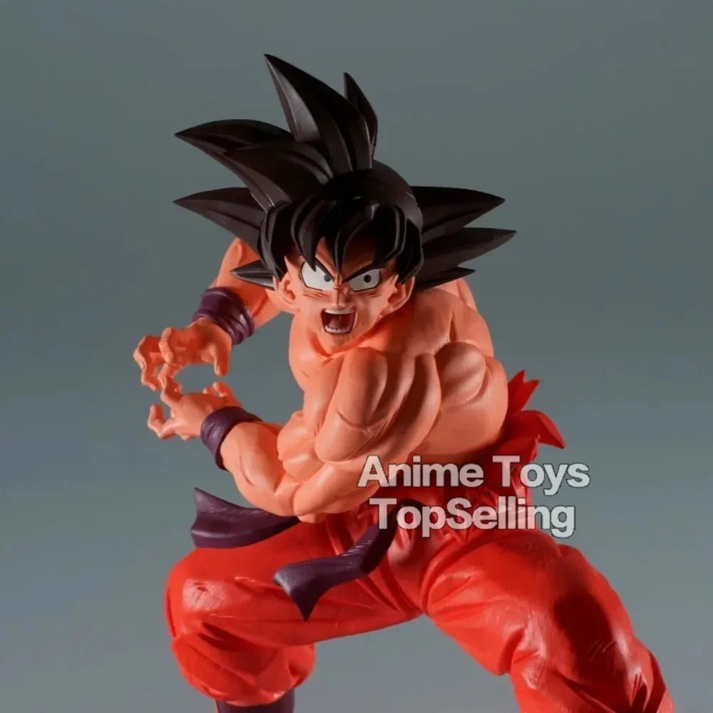 13.5cm Dragon Ball Z anime character Goku King Kai fist Kamehameha special effects PVC Action Figure Collection Decoration Toys
