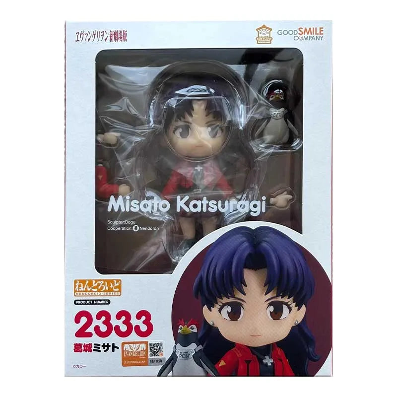 GOOD SMILE COMPANY NENDOROID Genuine EVA Katsuragi Misato figure Movable toy Anime Peripheral Action Figures Doll for Collectors