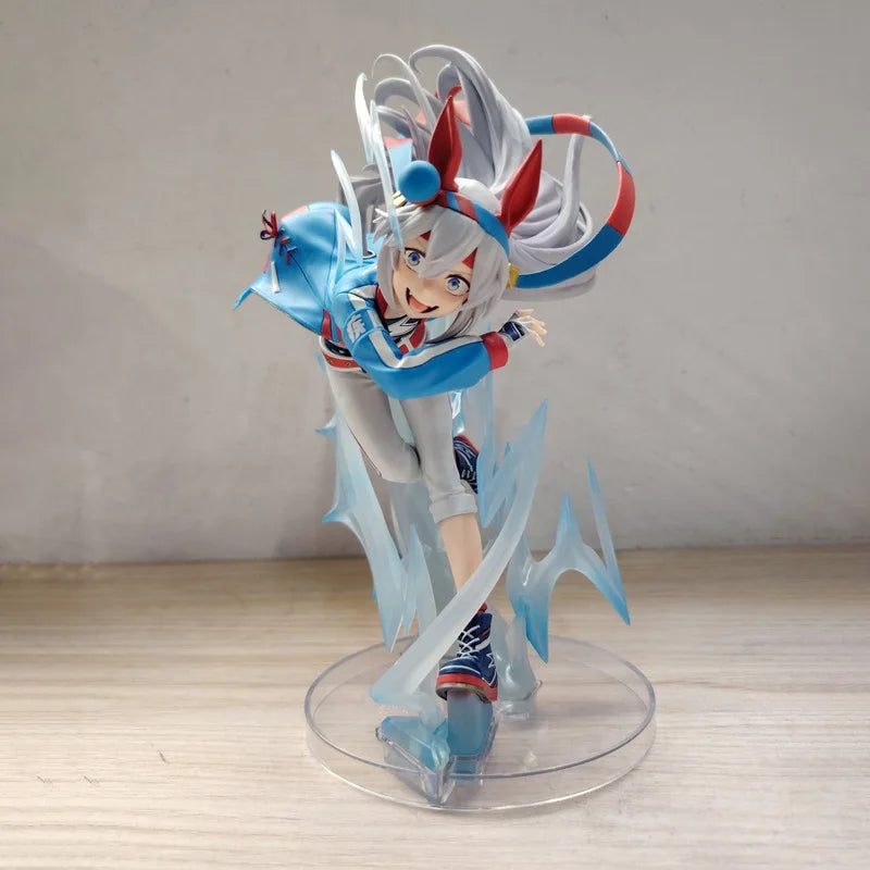 New Product Glasses Factory EVOLVE Uma Musume Oguri Cap Tamamo Cross PVC Figure 20cm Anime Toy Prize Authentic In Stock