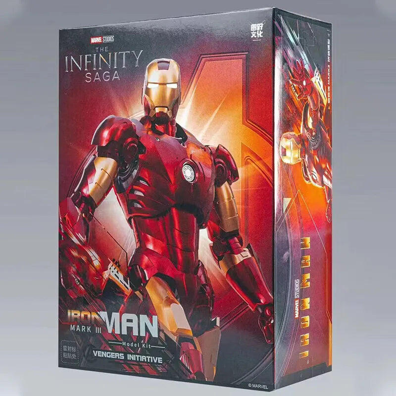 Fondjoy Original Iron Man 1/12 MK1 MK2 MK3 MK4 MK5 MK6 MK7 Assembled Marvel legends Tony Stark Action Figure Collect Toy Gift