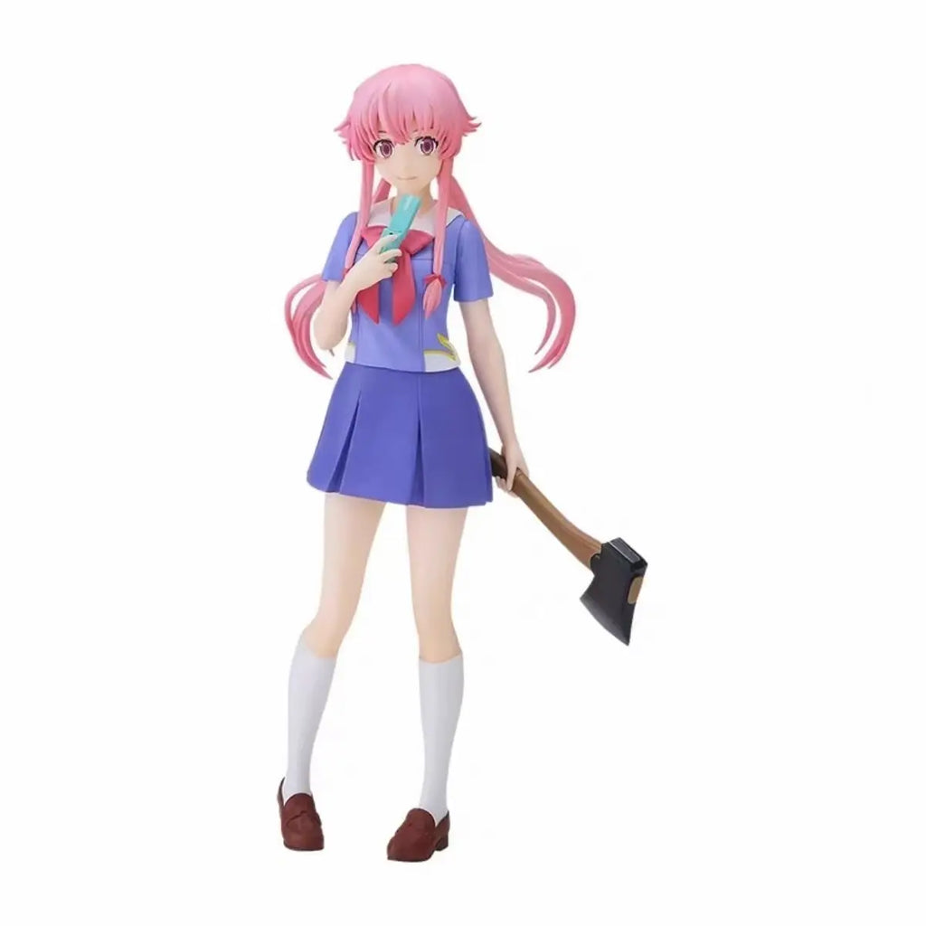 Hot Pop Up Parade Future Diary Yuno Gasai Anime Girl Figure Mirai Nikki Gasai Yuno Action Figure Collection Model Doll Toy Gift