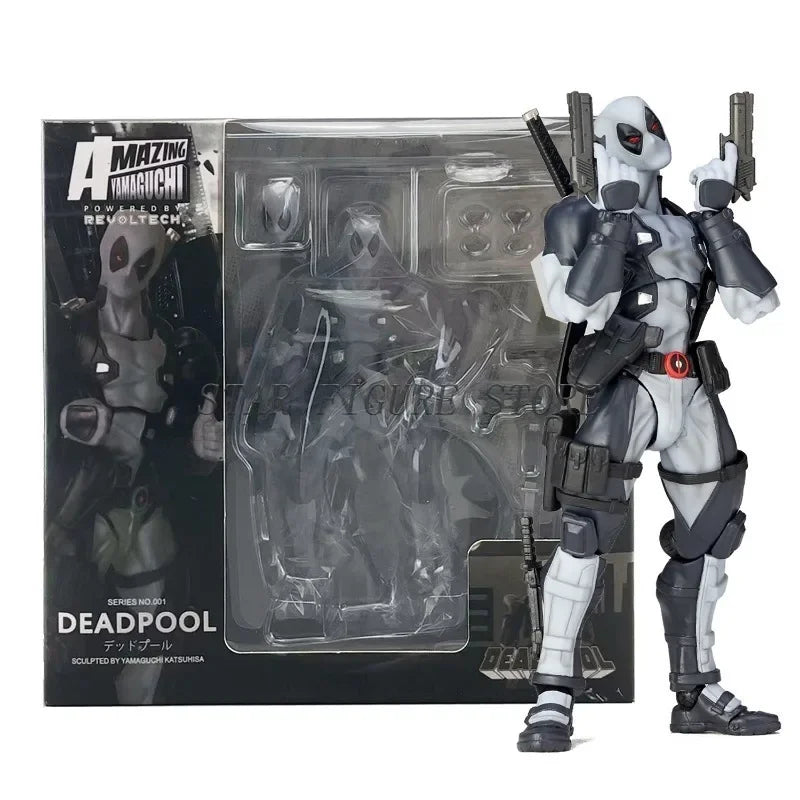 Erstaunliche Yamaguchi Moon Knight Actionfigur PVC Bewegliches Sammlerspielzeug Revoltech Avengers Marc Spector Figur Modell Geschenke