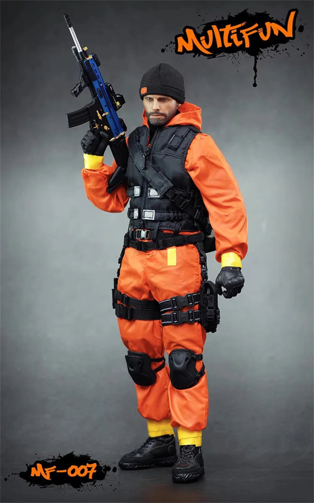 1/6 MULTIFUN MF007 Man Zone Agents The Special Area Dress Suit Weapon Kit Toys Model No Head No Body For 12" DAM DID COO Action