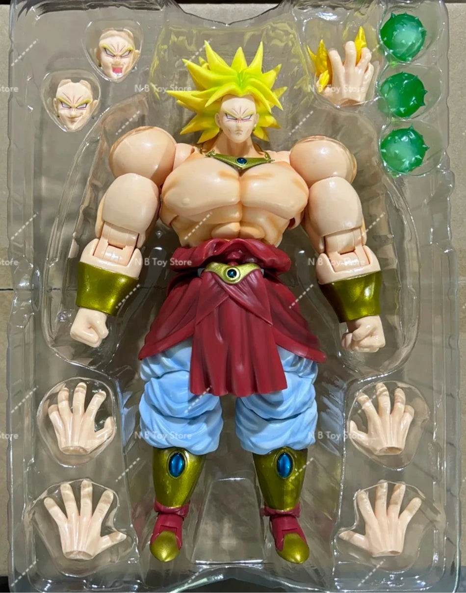 In Stock Dragon Ball Demoniacal Fit DF SHF SSJ Legendary Berserker Broly Action Figure Toy Gift Model