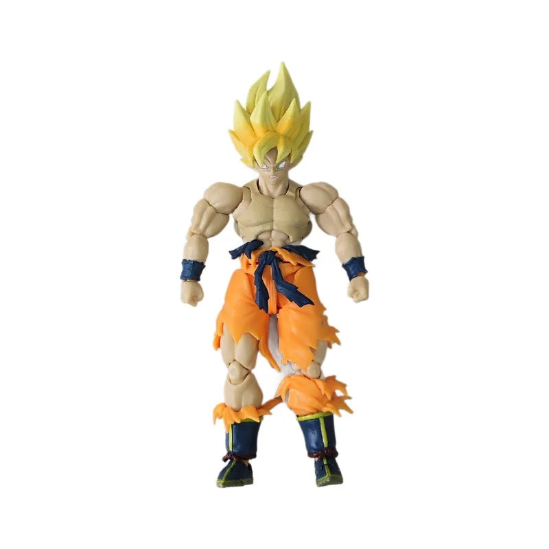 Bandai Dragon Ball Z Son Goku Figure SHF S.H.Figuarts Goku War Damage Super Saiya Anime Action Figures Model Toys Birthday Gift
