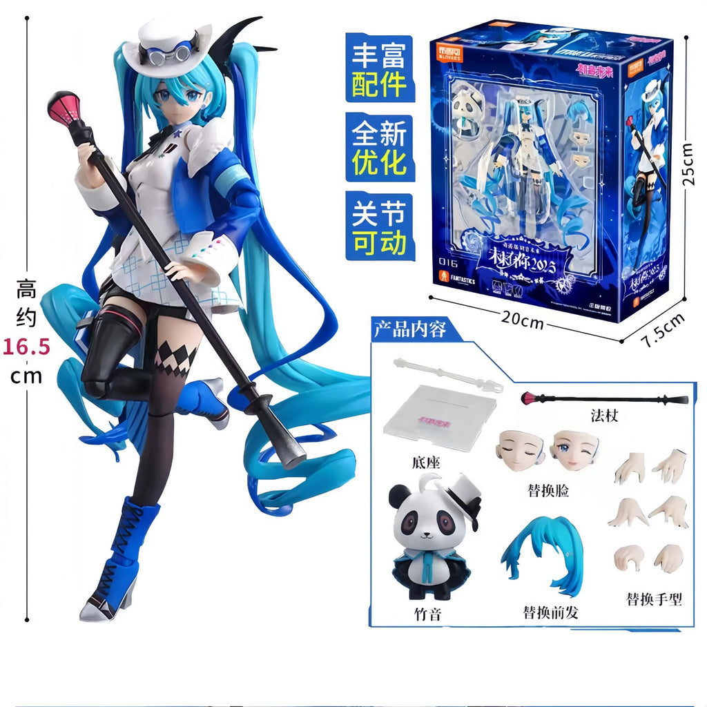 New Blokees Hatsune Miku Fantastics Series Building Block Cartoon Anime Assembly Figurine Ornament Collection Toy Birthday Gift