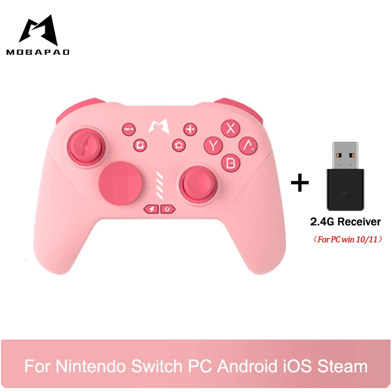 MOBAPAD Mechanical HALL Joystick Bluetooth Gamepad Vibration Controller For Nintendo Switch PC Android iOS Game Console ﻿
