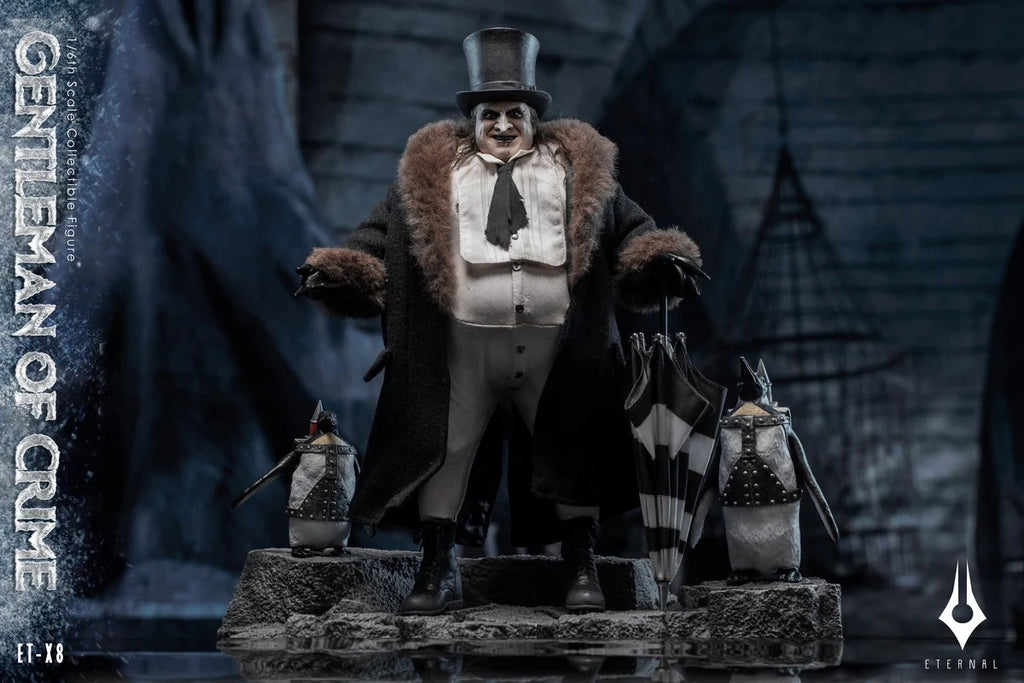 In Stock ETX8 1/6 Collectible Toy The Penguin Gotham Gentleman Villain Criminal Full Set 12inch Action Figure Xmax Model Toy