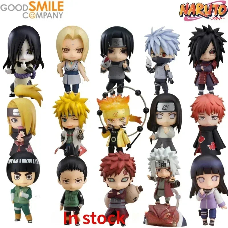 Spot Good Smile Nendoroid Naruto GSC Gaara Uzumaki Naruto Sasuke Orochimaru Itachi Jiraiya Kakashi Madara Rock Lee Puppenspielzeug