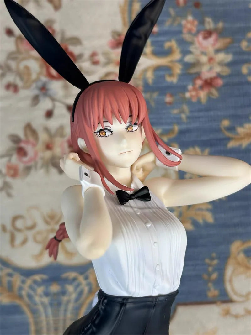 Keine Box, Aktionspreis 2024, japanische Original-Anime-Figur Makima Bunny Ver., Actionfigur, Sammlermodell, Spielzeug für Jungen