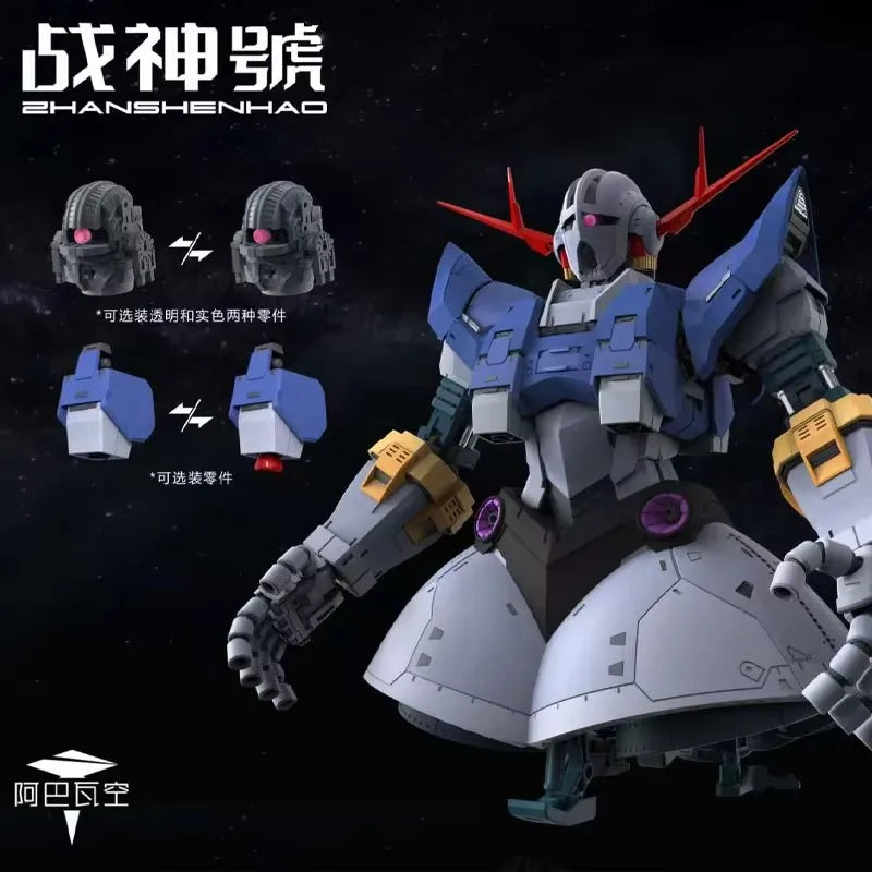 ABAWAKONG MG 1/100 MSN-02 Zeong RG Enlarged Version Assembly Model Kits Plastic skeleton Anime Action Figure Robot Plastic Model
