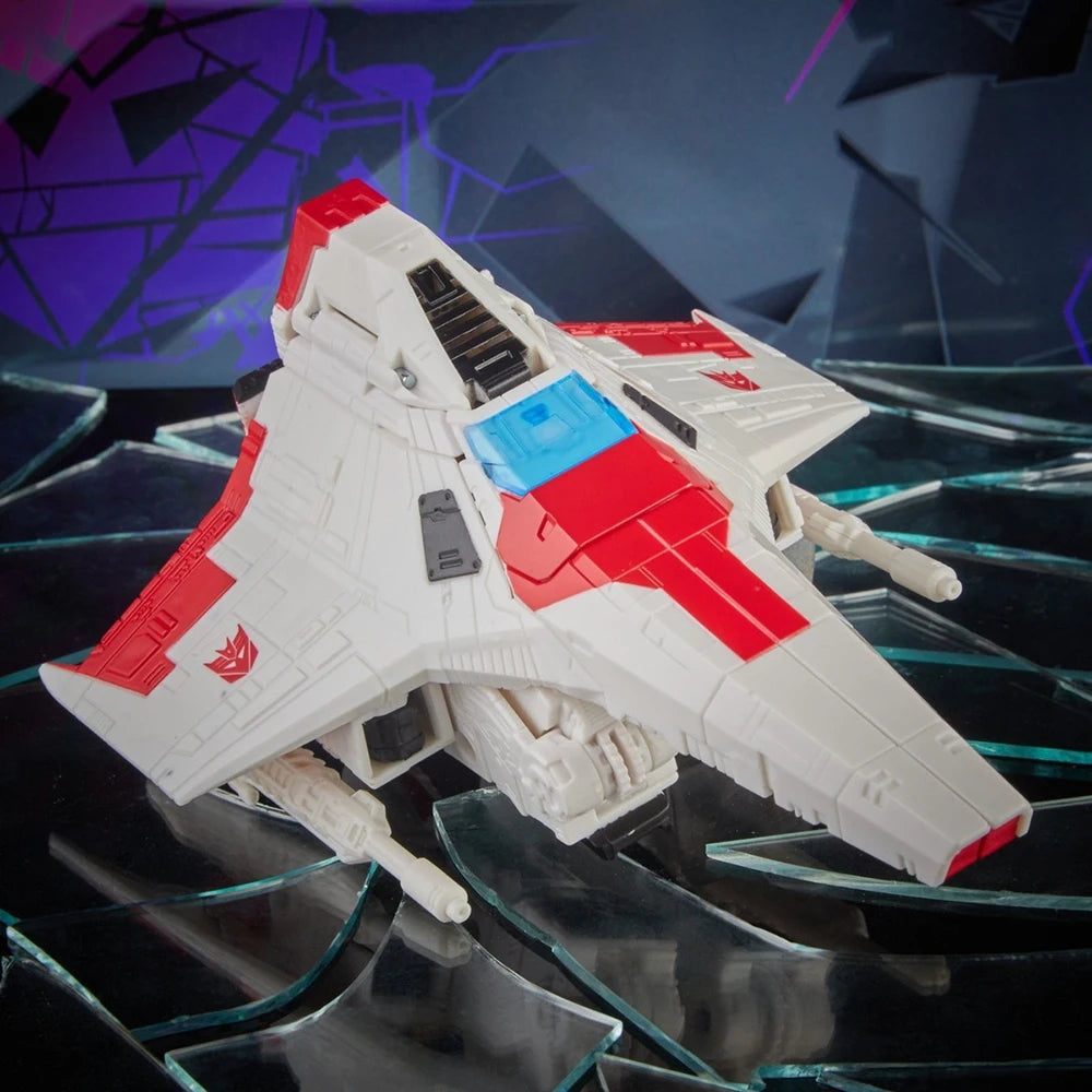 [In Stock] Hasbro Transformers Shattered Glass Starscream 17.8cm Voyager Class Nice Collectible Anime Action Figure Model Toys