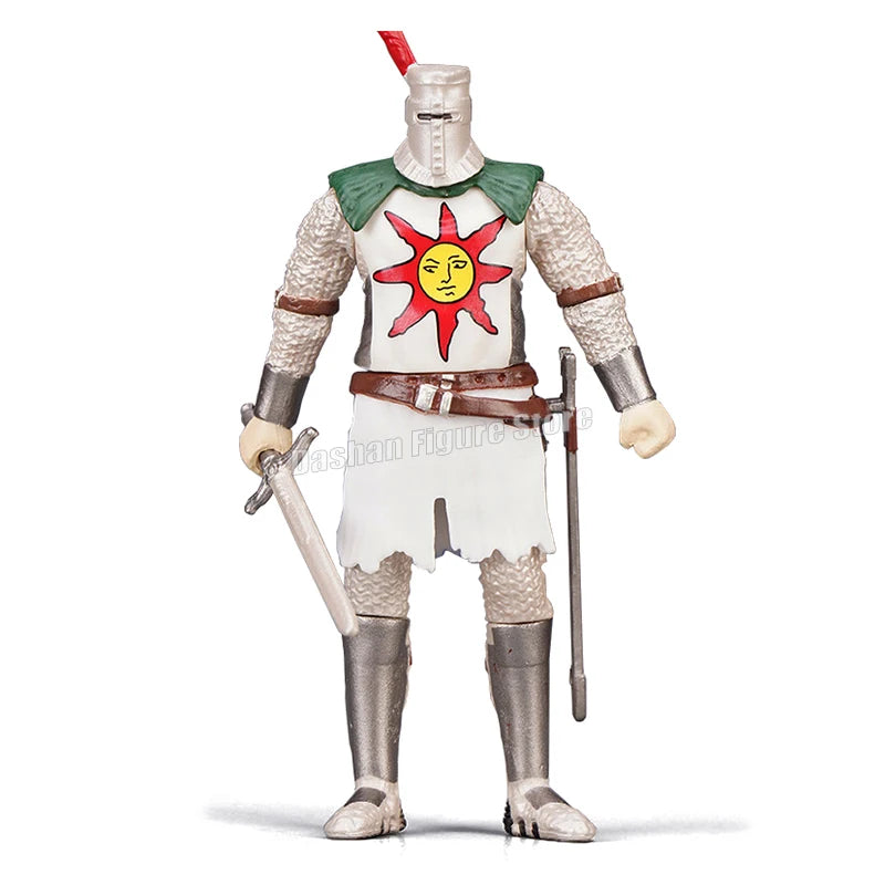 Game Dark Souls Figures Black Knight Artorias Action Figure PVC Movable Collection Solaire of Astora Model Toys for Child's Gift