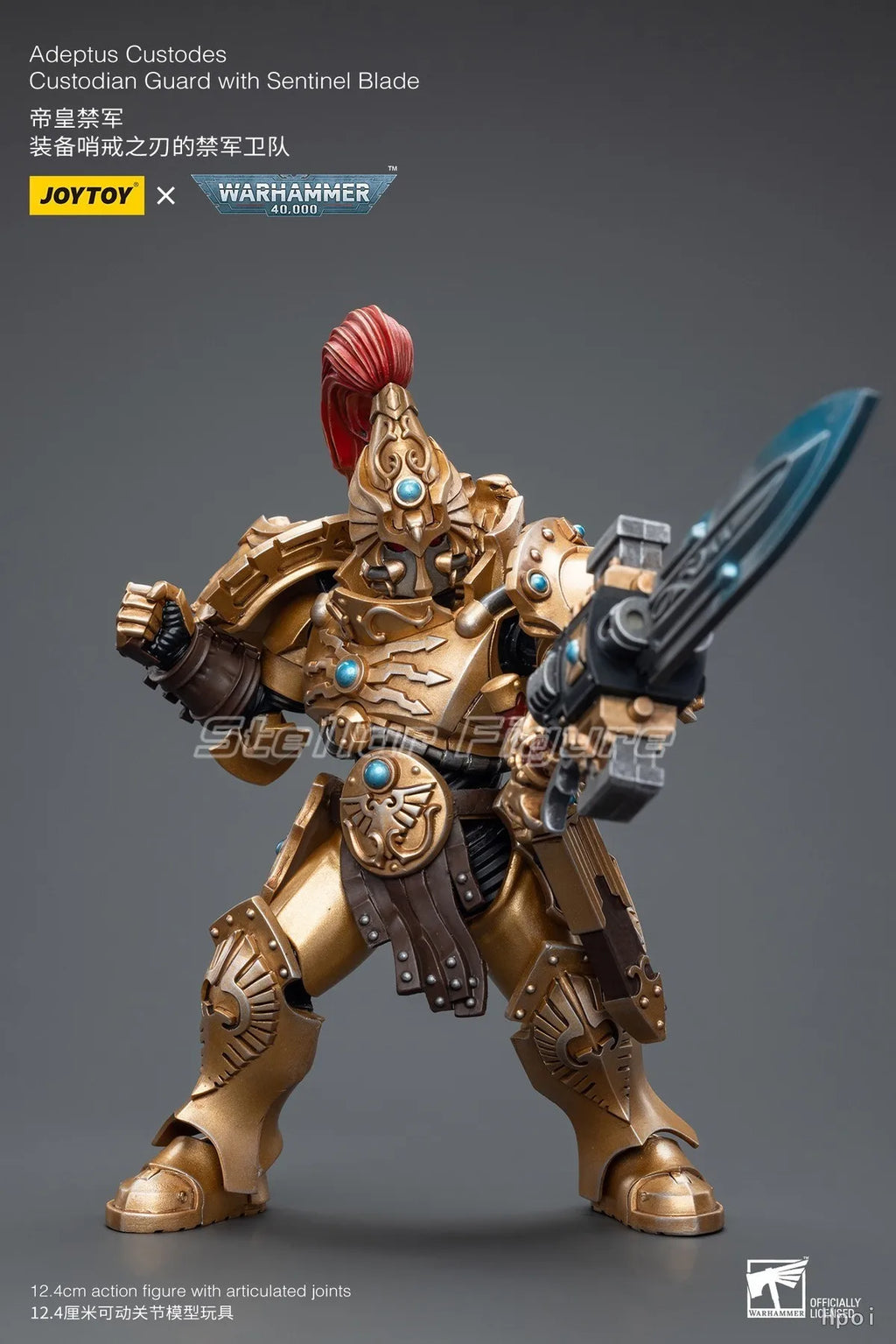 【SF】JOYTOYS 1/18 Action Figure Adeptus Custodesv Custodian Guard with Sentinel Blade Model Toys Gifts Collection Ornaments