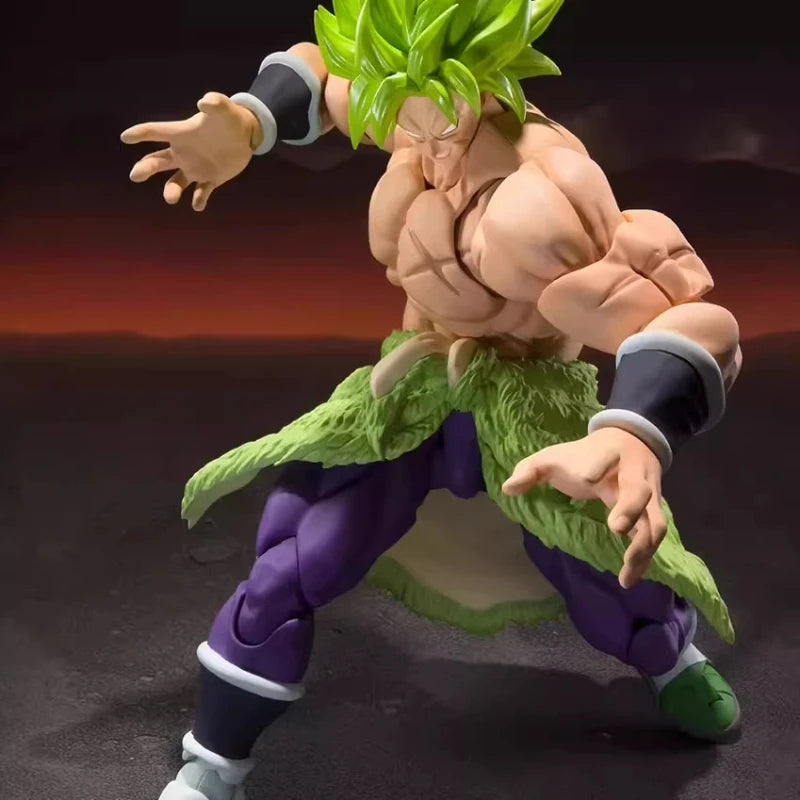 New Original Bandai Dragon Ball S.H.Figuarts Shf Broly Super Saiyan Broly Full Power Action Anime Figures Model Collection Toys