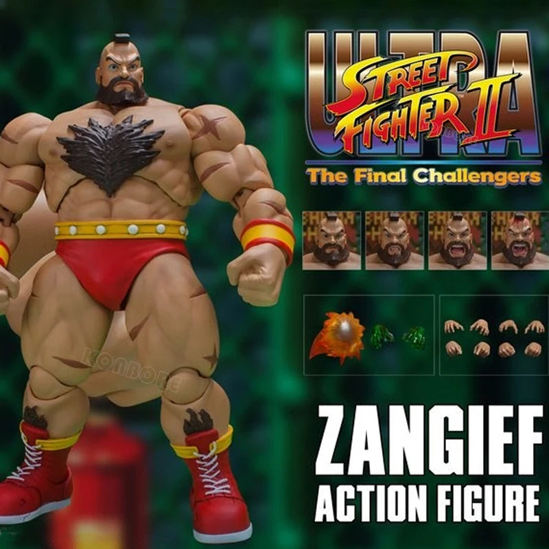 14cm Street Fighter Chun Li Anime Game Figure Ryu/Ken Masters Action Figure Guile/Zangief Figurine Collectible Model Doll Toys