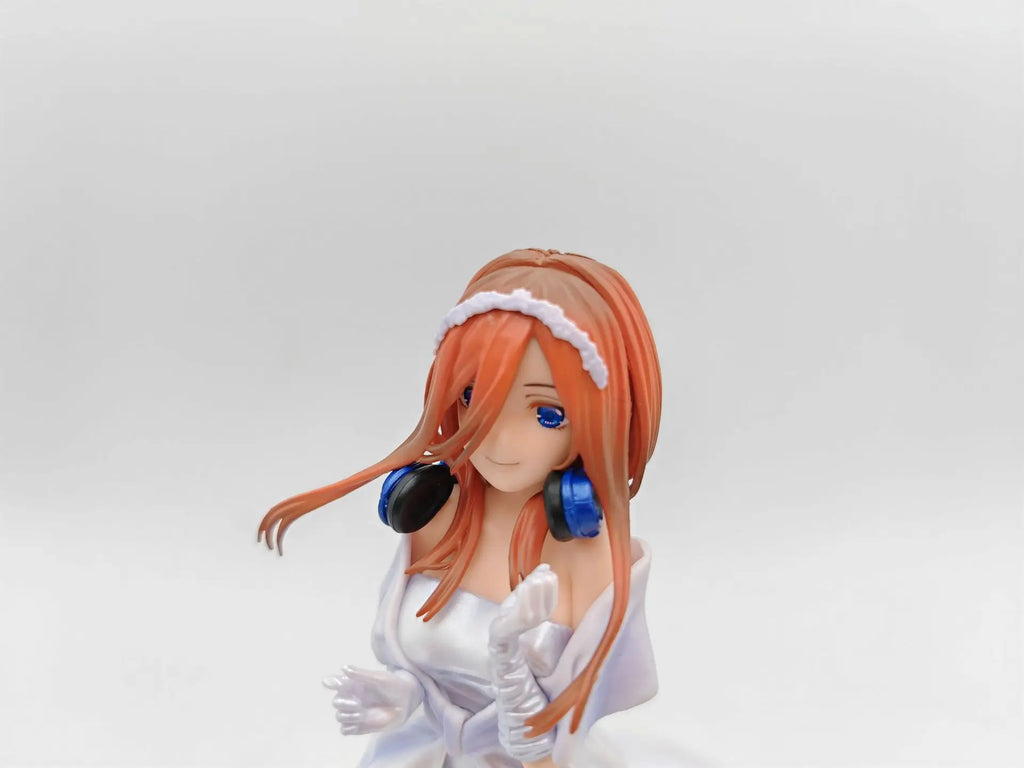 The Quintessential Quintuplets Nakano Miku wedding dress Stand Ver. Anime Action Figure Toys 24CM