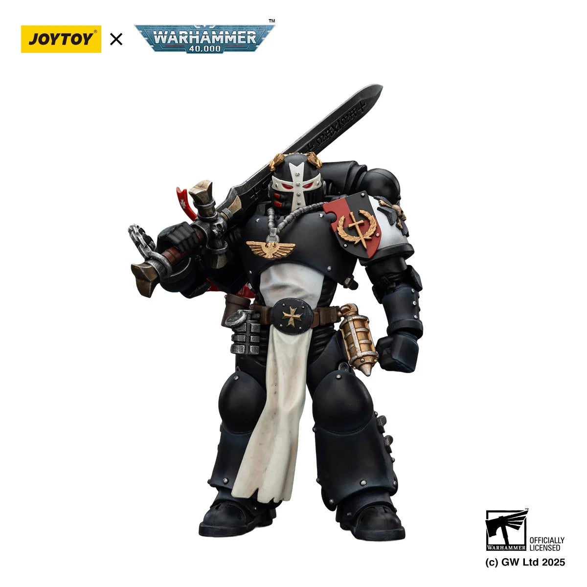 【MT】JOYTOY 1/18 Action Figure Warhammer 40K Black Templars Emperor's Championship Bayard's Revenge Model Toy Gift