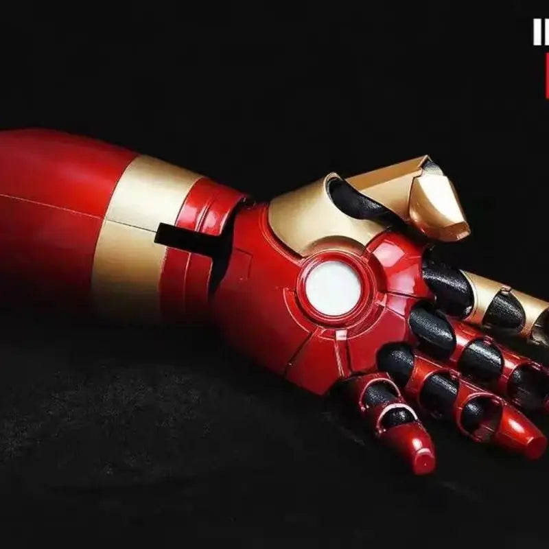 Iron Man Armor Wearable Arms Mk42 Gloves Led Lighting Cosplay Model Toy Left And Right Hands Compatible Decoration Prop Gift