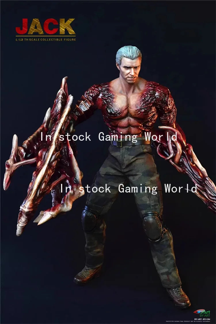 Adults Fun in Stock BY-ART 1/12 Resident Evil Jack Krauser Jack Krauser Action Figure BY-G04 Toy Collection Gift