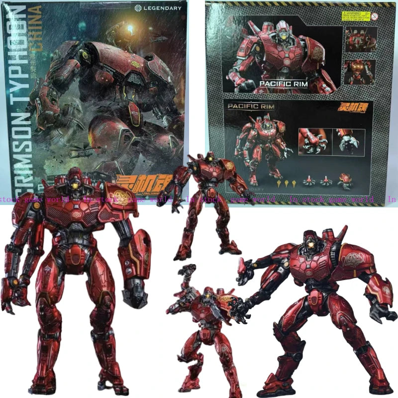 In Stock LINGJIHUN Pacific Rim Crimson Typhoon 19cm Movable Action Figure - Collection Model Boy Gift