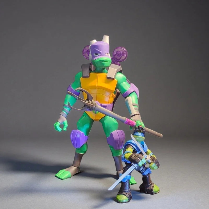 Original 12in Turtles Figure 2018 Animated Version Donatello Leonardo Action Figure 28cm Model Toy Set Collection Toy Ornament