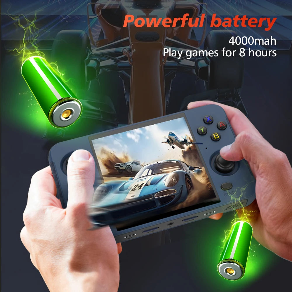 NEW R40S Retro Pocket 720*720 4 Inch Ips Screen Built-in WIFI RK3566 Open-Source Boys Handheld Game Console Children's Gifts