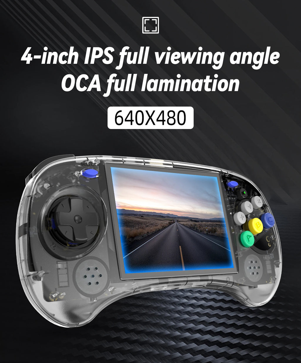 ANBERNIC RG ARC-S/RG ARC-D Retro Games RK3566 4.0 INCH 640*480 Handheld Game Console Emulator LINUX System 3500mAh HD-compatible