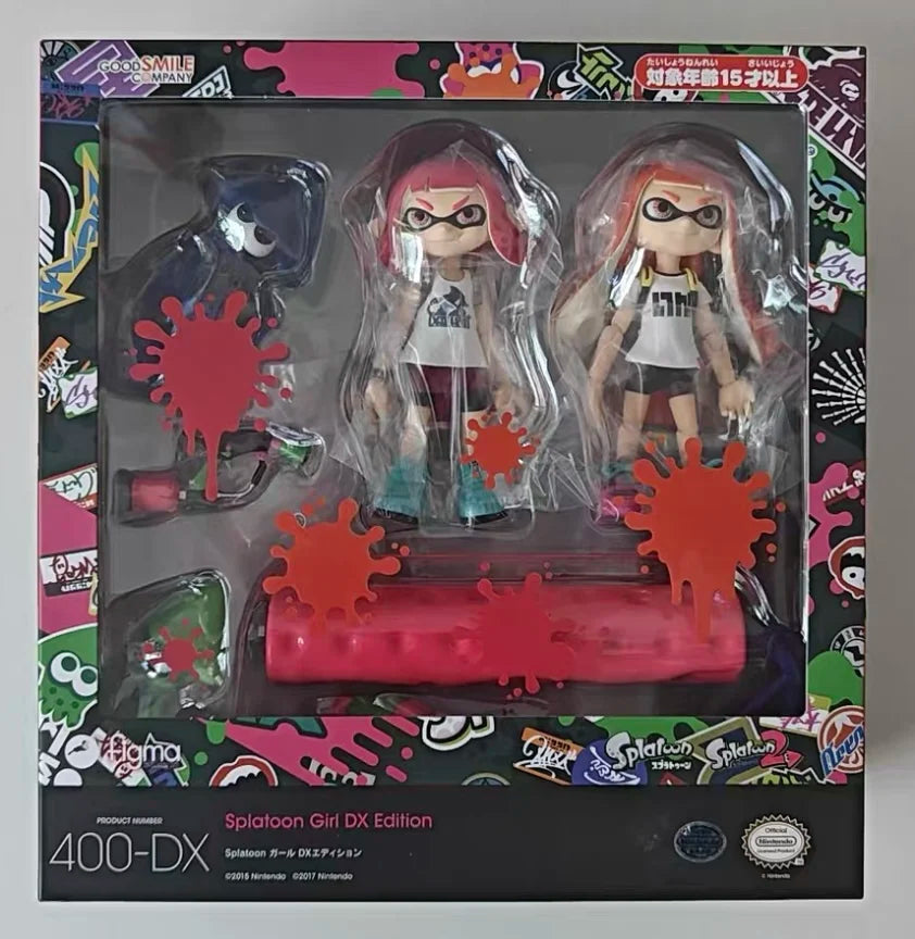 In Stock Genuine GSC Max Factory Figma Splatoon Girl Boy Figure Anime Action Model Toy