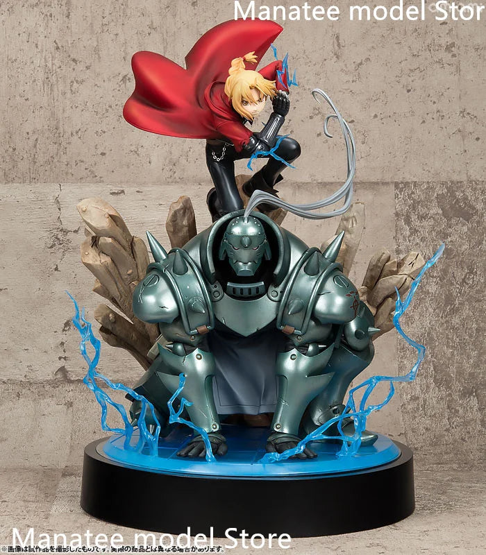 MegaHouse Original Fullmetal Alchemist Edward & Alphonse Elric Brothers Set PVC Action Figure Anime Model Toys Collection Gift