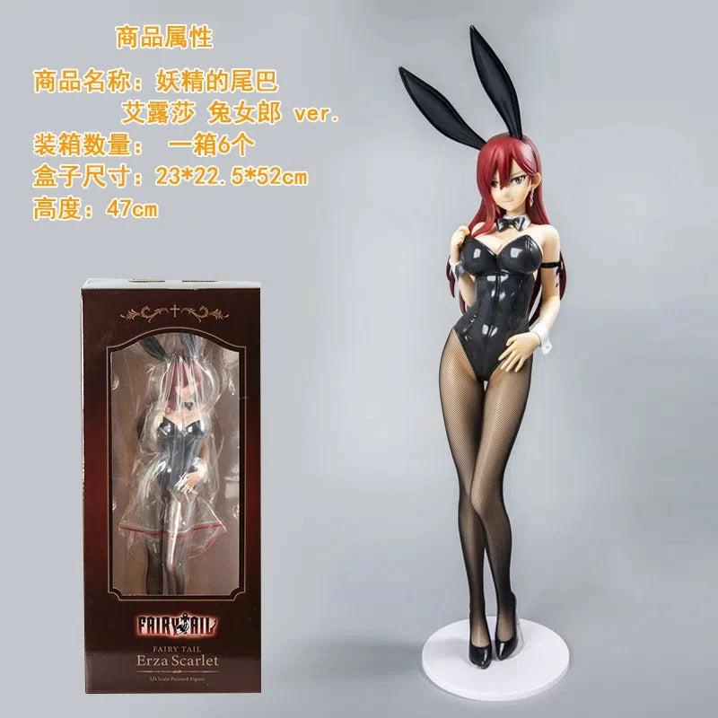 Anime FAIRY TAIL Erza Scarlet Standing posture Action Figure PVC Model statue Toys Doll Desk Decor Collectible Gifts boxed
