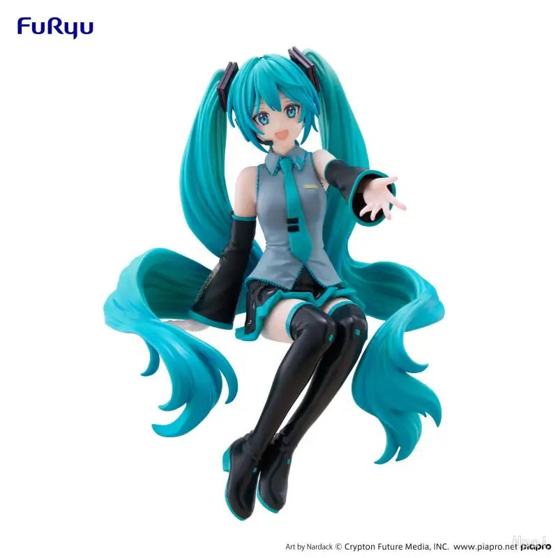 Genuine Furyu Hatsune Miku Noodle Stopper Megurine Luka Meiko Kaito In Stock Original Anime Figure Model Collector Figurine Toys