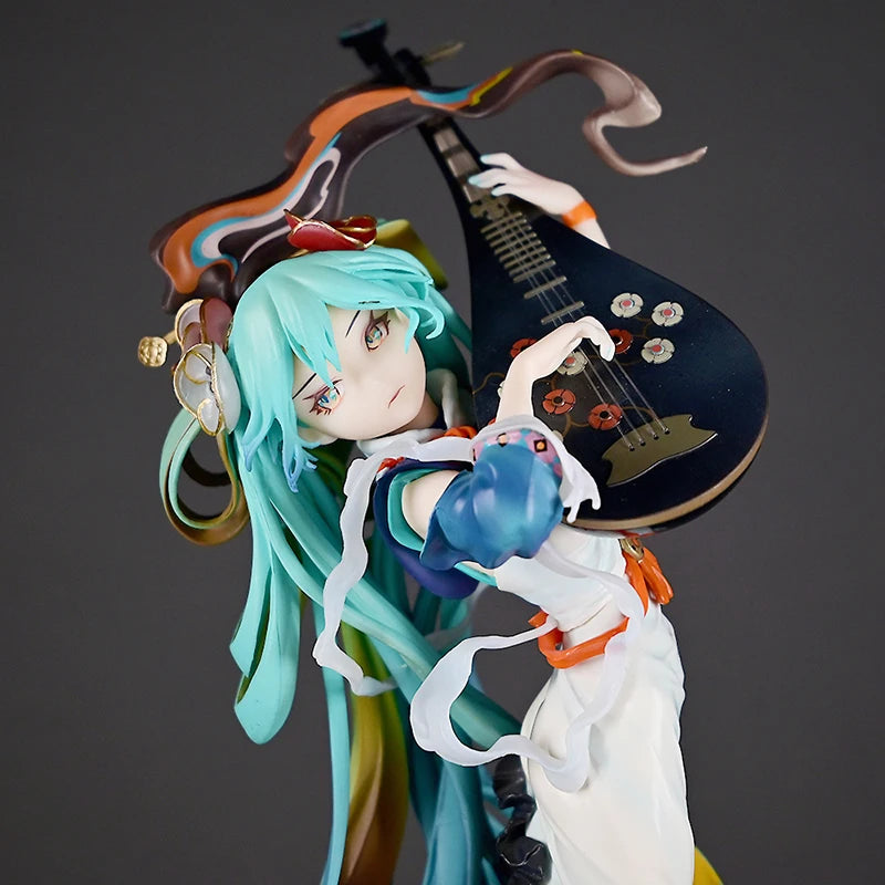 Hatsune Miku Anime Figure - 27cm Tall Elegant Kimono Statue, High Detail Collectible, Beautiful Display Model