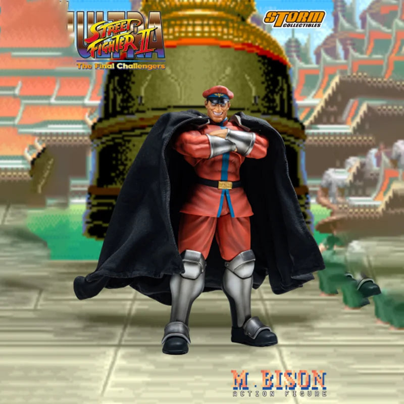 【100%original】Storm M. BISON - ULTRA STREET FIGHTER II - THE FINAL CHALLENGERS Collection Series Model Cartoon Character