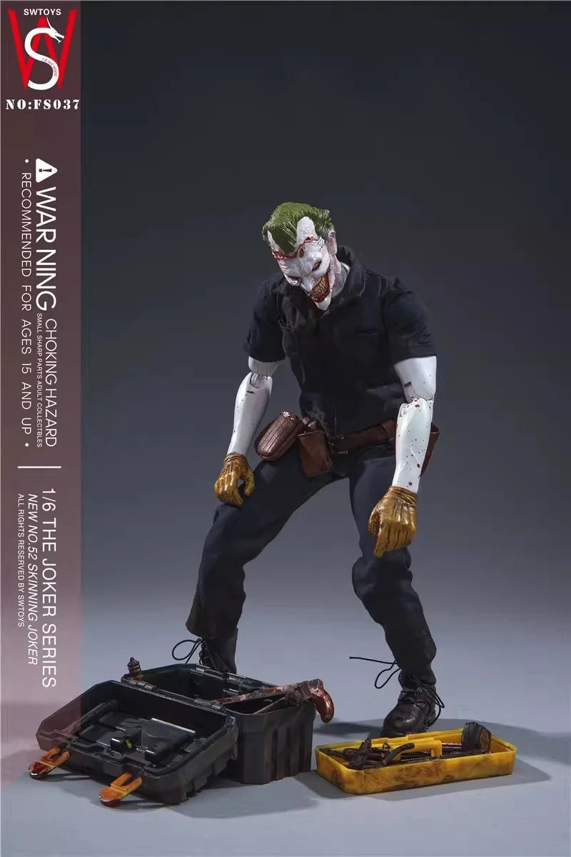 In Stock SWTOYS FS037 1/6 Scale Male Soldier Horror Clown Full Set Collectible 12in Action Figure Model Toys For Fans Collection