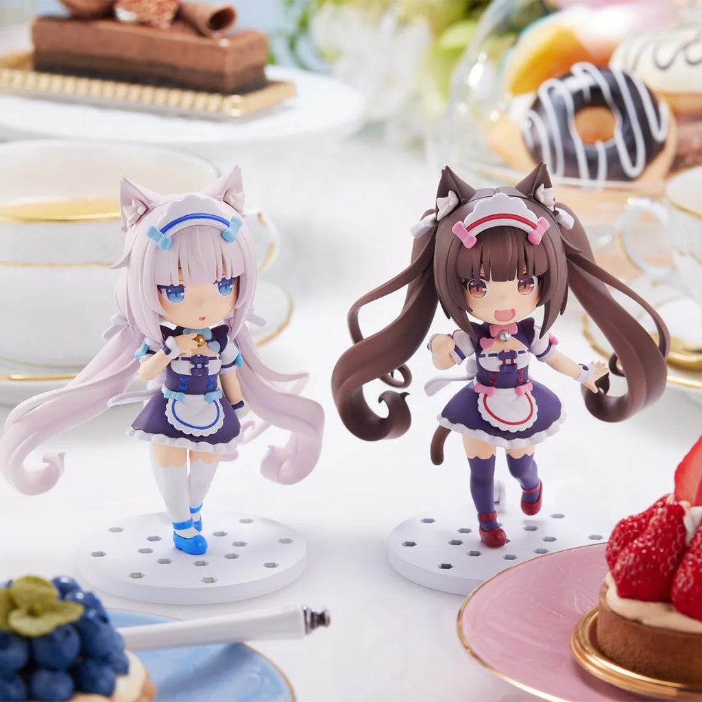 100 % Original, sofort lieferbar: PLUM Mini-Figur 100 Nekopara Chocola Vanilla Anime-Figur, Actionfigur-Sammelfigur, Modellspielzeug