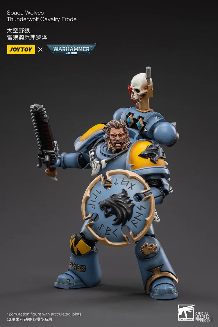 【UA】 JOYTOY Warhammer 40K Space Wolves Thunderwolf Cavalry Frode 1/18 Action Figures Toys Models Collection
