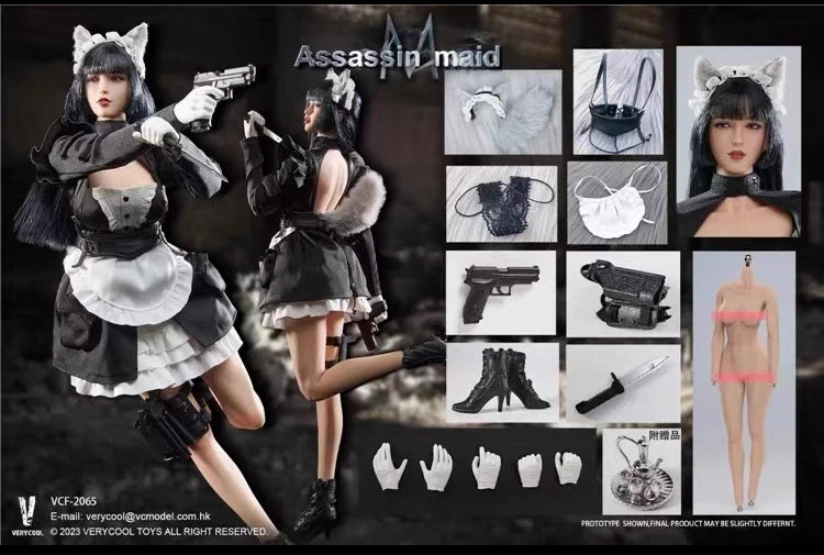 SOLDIER BRAND-NEW UNOPELED VERYCOOL 1/6 FEMALE ASSASSIN SERIES ASSASSINATE MAID HONEY CHESS VCF-2065