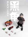 Spot D_one Black Horn Dragon Limited 1/12 Movable Doll Trendy Handmade Ornament Gift Movable Doll Desktop Decoration