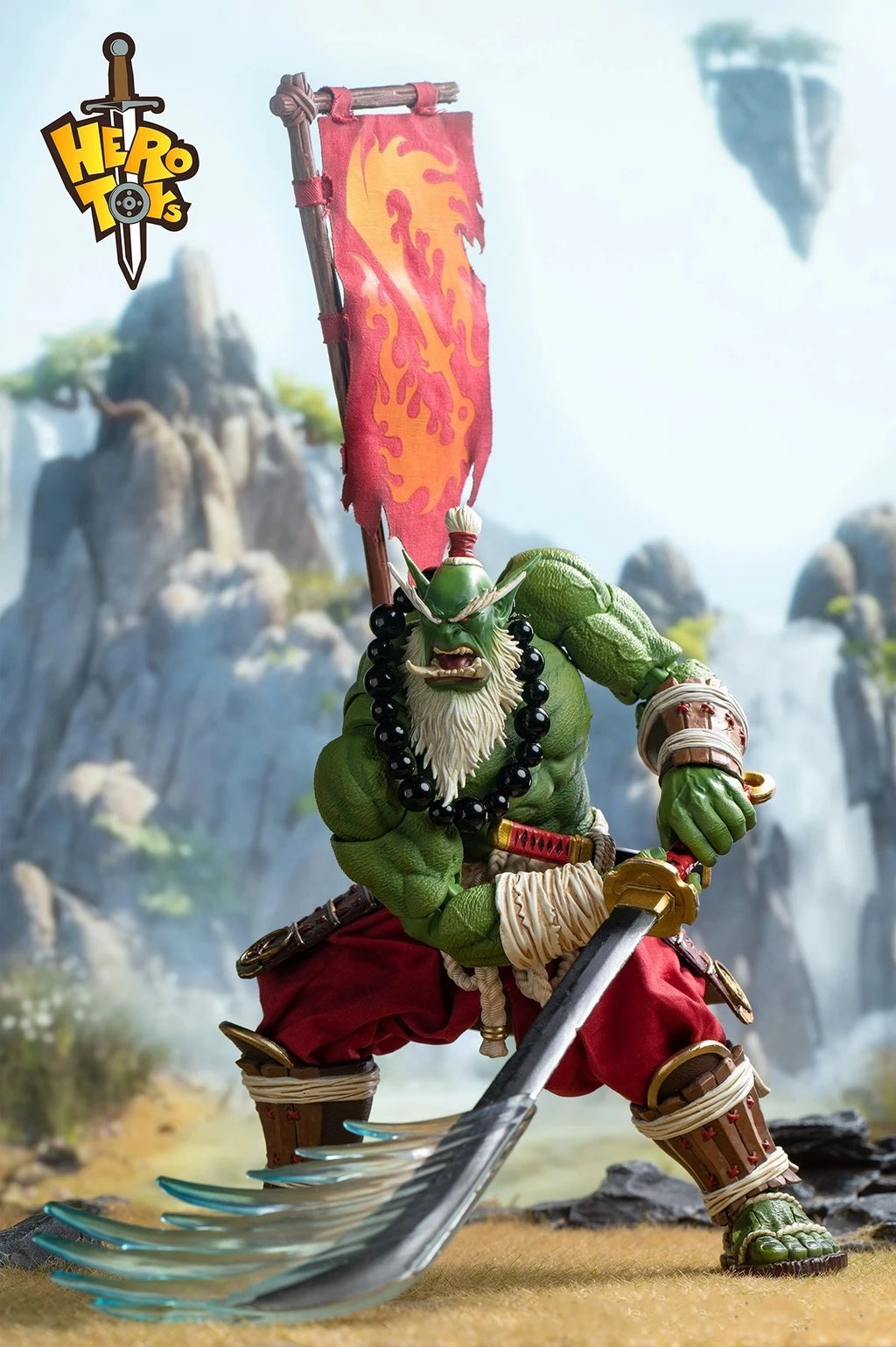 In Stock Hero Toys Series 5 Fireblade Clan Hero Orc Blade Master Samuro Model Toy Gift