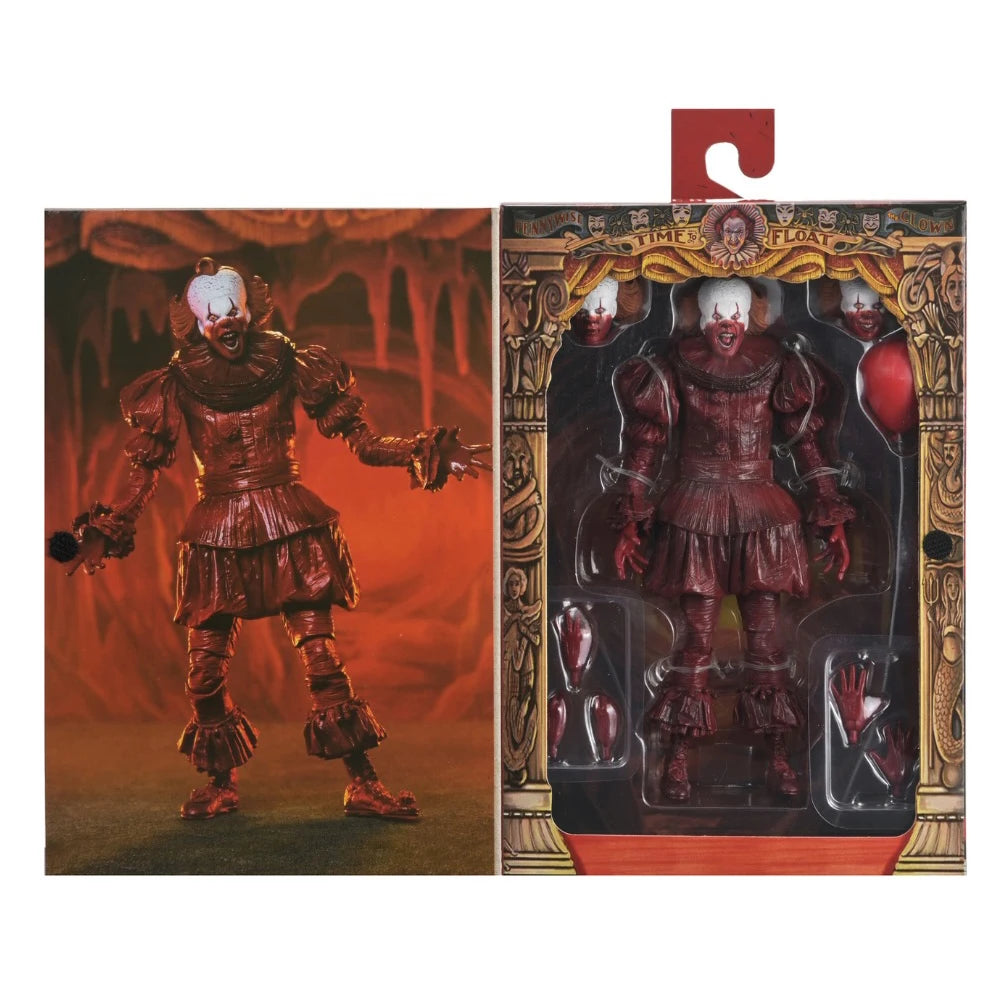NECA Ultimate Blood Pennywise 7" Scale Action Figure Model Doll Garage Kit