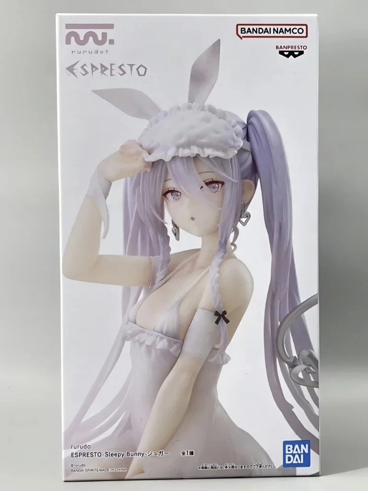 BANDAI Original Boxed Rurudo ESPRESTO-Sleepy Bunny Eve Action Figures Girl Model Toys Besktop Decorate Collection Birthday Gifts
