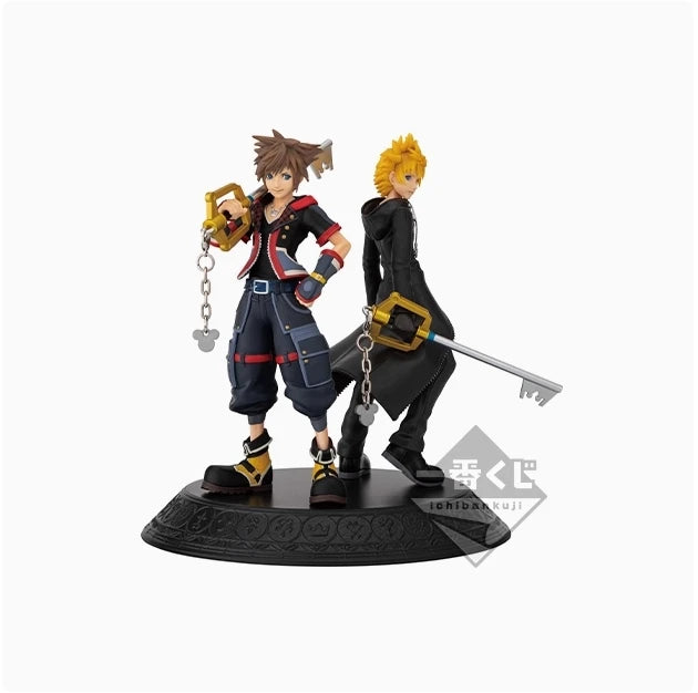 BANDAI Ichiban Kuji Kingdom Hearts Axel&Roxas Second Memory Figure Prize Action Figure Model Desktop Decoration