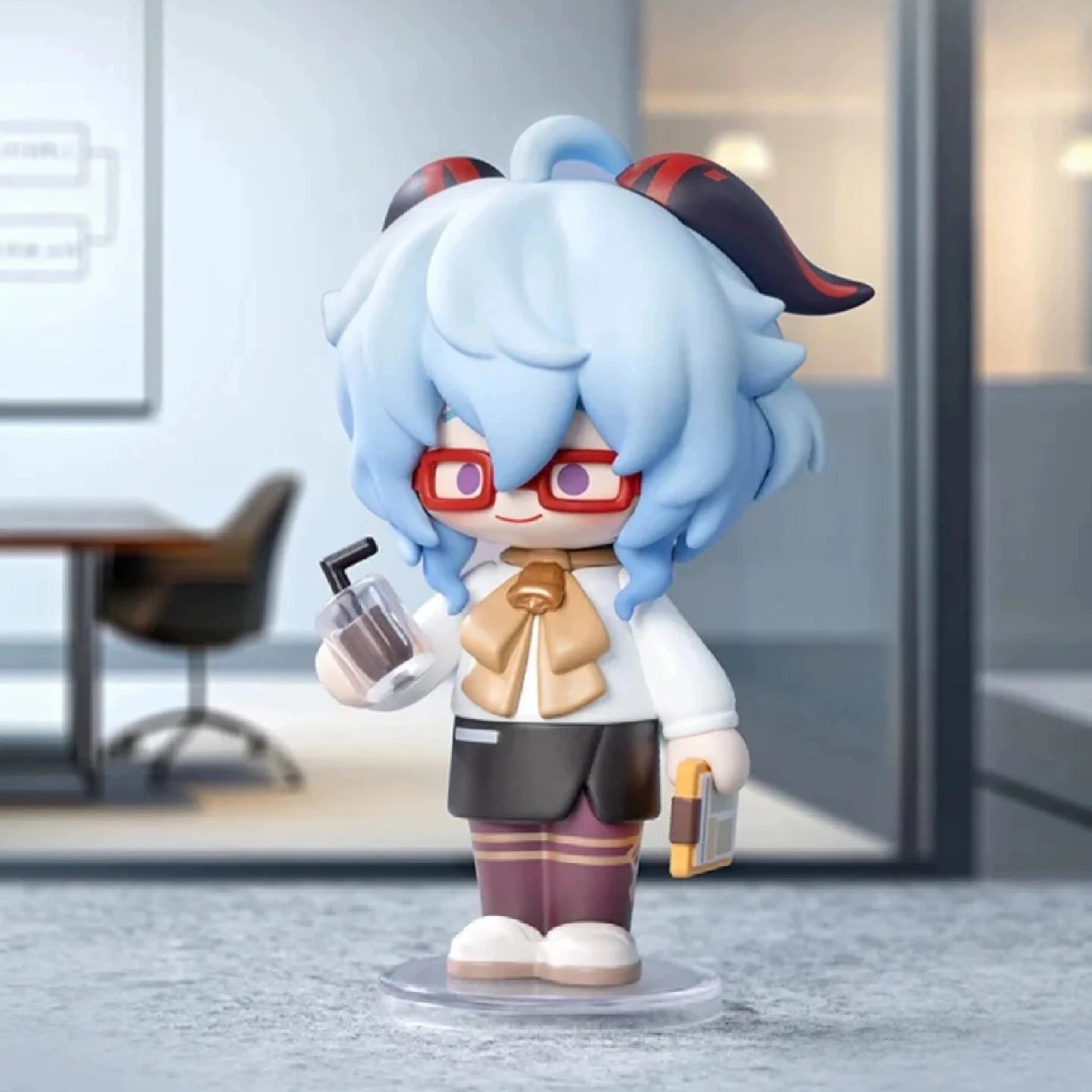 Tcv Popmart Genshin Impact Dress-Up Dreams Themed Chibi Series Blind Box  Q Mini Figure Toy Mystery Box Surrounding Walnut Wendy