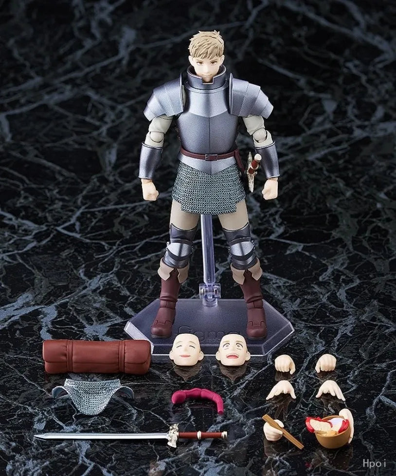 Max Factory Marsilla Figma #657 Senshi Action Figures Laius Raiosu Doll Toy Delicious in Dungeon Anime Model Collection Display