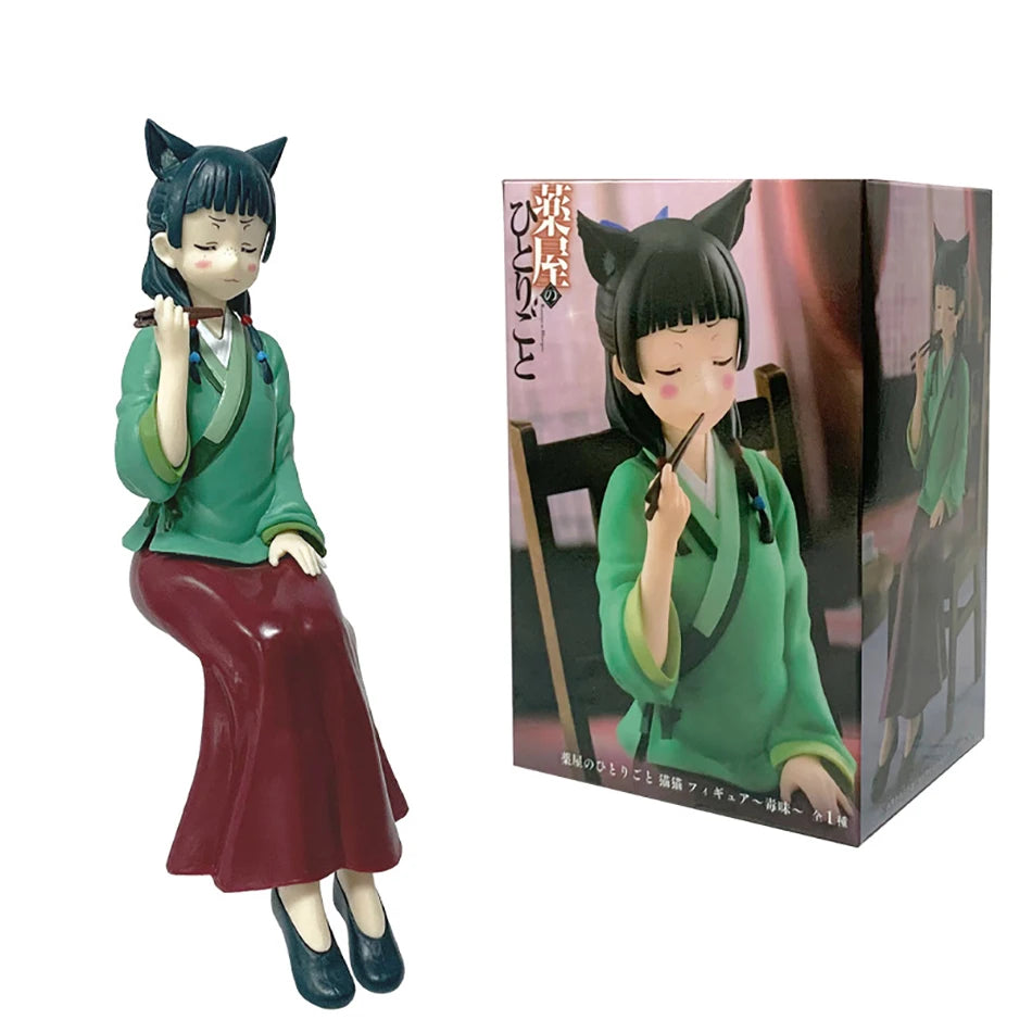 17CM Anime The Apothecary Diaries Figure Maomi Action Figural Pvc Model Kawaii Car Decoration Doll Children Toys Christmas Gifts