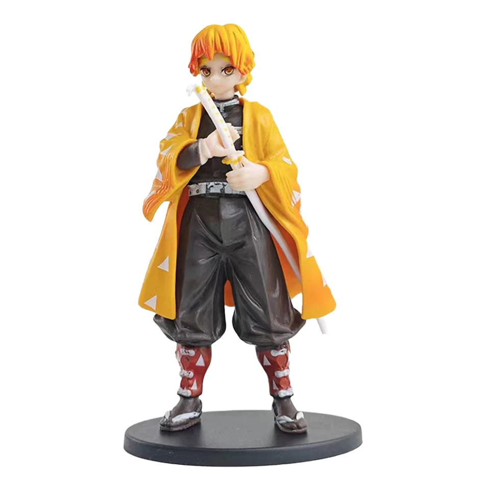 Hot Anime Demon Slayer Kimetsu no Yaiba Figure Kamado Tanjirou Action Figure Agatsuma Zenitsu Nezuko Warrior PVC Model Toys